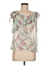 A New Day 100% Polyester Green Short Sleeve Blouse Size M - photo 1