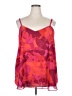 Torrid 100% Polyester Red Sleeveless Blouse Size 2X Plus (2) - photo 1