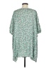 BLOOMCHIC 100% Rayon Green Short Sleeve Blouse Size 28 waist - photo 2