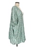 BLOOMCHIC 100% Rayon Green Short Sleeve Blouse Size 28 waist - photo 4