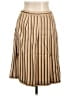 Cacharel Stripes Tan Casual Skirt Size 12 - photo 1