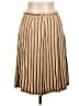 Cacharel Stripes Tan Casual Skirt Size 12 - photo 2