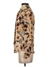 Zara Basic Floral Brown Long Sleeve Blouse Size XS - photo 5