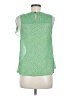 HD in Paris 100% Polyester Green Sleeveless Blouse Size 6 - photo 2