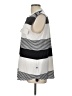 NY Collection Stripes Gray Sleeveless Blouse Size L - photo 5