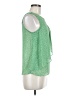 HD in Paris 100% Polyester Green Sleeveless Blouse Size 6 - photo 4
