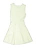 Milly Minis Solid Ivory Dress Size 10 - photo 2