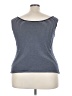 Unbranded Blue Sleeveless Top Size 3X - photo 2
