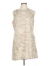 Open Edit 100% Polyester Graphic Ivory Cocktail Dress Size L - photo 1