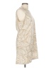 Open Edit 100% Polyester Graphic Ivory Cocktail Dress Size L - photo 4