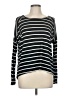 Contrast Stripes Black Long Sleeve Top Size M - photo 1