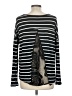 Contrast Stripes Black Long Sleeve Top Size M - photo 2