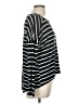 Contrast Stripes Black Long Sleeve Top Size M - photo 4