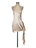 Unbranded Metallic Tan Cocktail Dress Size S - photo 1
