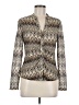 DR2 Aztec Or Tribal Print Brown Long Sleeve Top Size M - photo 1