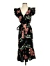 Sam Edelman Floral Black Cocktail Dress Size 0 - photo 1