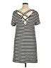 She + Sky Stripes Black Casual Dress Size 1X - photo 2