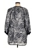 Willi Smith 100% Polyester Gray 3/4 Sleeve Blouse Size XL - photo 2
