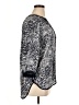 Willi Smith 100% Polyester Gray 3/4 Sleeve Blouse Size XL - photo 4
