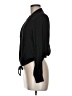 Divided by H&M 100% Polyester Black Track Jacket Size 4 - photo 5