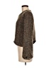 Line & Dot Tweed Brown Pullover Sweater Size M - photo 5