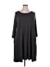 Unbranded Solid Gray Casual Dress Size 3X - photo 1