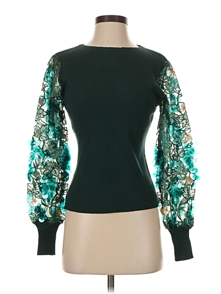 Pre-owned Sioni Cardigan Sweater In Green