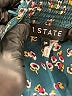 1.State 100% Polyester Floral Teal Casual Dress Size 3X - photo 6