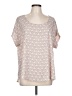 Torrid 100% Polyester Pink Short Sleeve Blouse Size Lg Plus (0) - photo 1