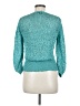 SWEATER WORKS 100% Polyester Teal Pullover Sweater Size M - photo 2