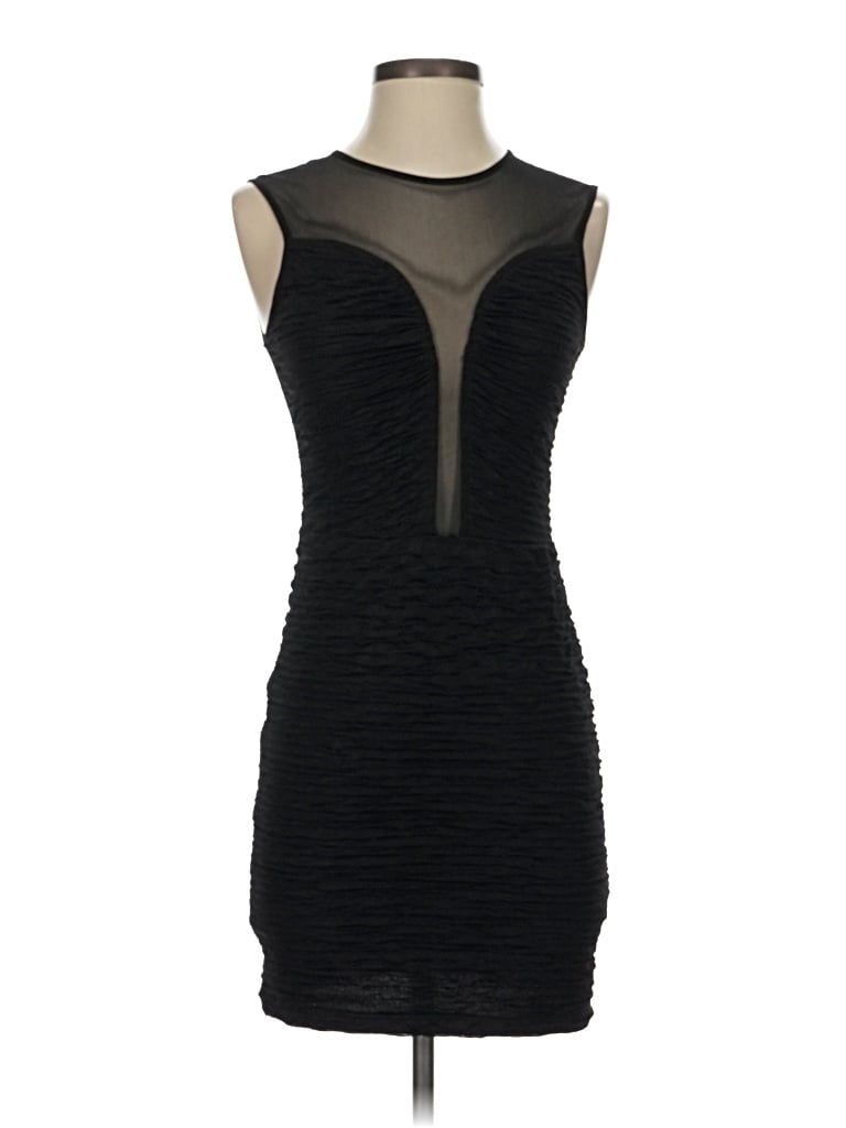 Pre-owned Timing Cocktail Dress In Black