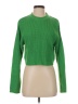 Only Solid Green Turtleneck Sweater Size XS - photo 1