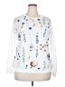 Unbranded Floral White Pullover Sweater Size XXL - photo 1