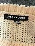 Warehouse Ivory Sweater Vest Size 2 - photo 7