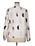 Assorted Brands 100% Polyester Print Ivory Long Sleeve Blouse Size XL - photo 2