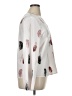 Assorted Brands 100% Polyester Print Ivory Long Sleeve Blouse Size XL - photo 4