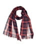 Unbranded Plaid Red Scarf One size - photo 1