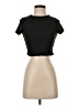 Princess Polly Black Short Sleeve Top Size 4 - photo 1