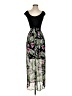 Assorted Brands Floral Black Cocktail Dress Size S - photo 1