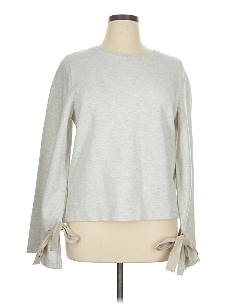 Pre-owned Jcrew Sweatshirt In Silver