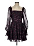 Divine Heritage 100% Polyester Hearts Black Cocktail Dress Size S - photo 1