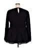 C established 1946 100% Polyester Black Long Sleeve Blouse Size 22-24W - photo 2