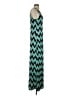 Assorted Brands Chevron-herringbone Teal Casual Dress Size S (estimated) - photo 4