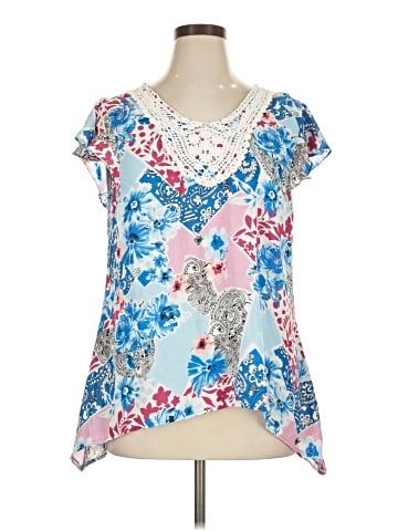 Notations Short Sleeve Blouse (view 1)