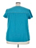 Lane Bryant 100% Polyester Teal Short Sleeve Top Size 22 - photo 2