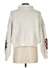 Shein 100% Acrylic White Pullover Sweater Size L - photo 2