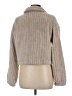 Shein 100% Polyester Gray Faux Fur Jacket Size M - photo 2