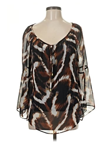 AB Studio 3/4 Sleeve Blouse (view 1)