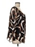 AB Studio 100% Polyester Brown 3/4 Sleeve Blouse Size M - photo 4