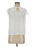 Heartloom 100% Polyester Ivory Short Sleeve Blouse Size M - photo 1